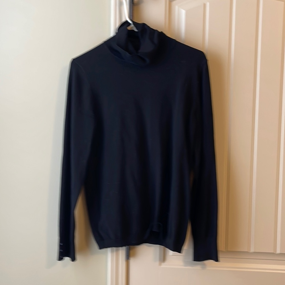 Talbots sweater turtleneck in medium black